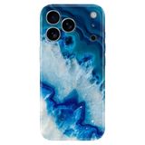 Senada Apple iPhone 17 Pro Korumalı ile Uyumlu Kılıf Dekoratif Silikon Baskılı Kapak Koyu Ametist