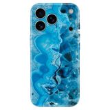 Senada Apple iPhone 17 Pro Korumalı ile Uyumlu Kılıf Dekoratif Silikon Baskılı Kapak Maldiv Ametist