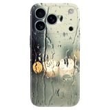 Senada Apple iPhone 17 Pro Korumalı ile Uyumlu Kılıf Dekoratif Silikon Baskılı Kapak Yağmurlu Bir Akşam