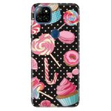 Senada Casper Via E30 İle Uyumlu Kılıf 0.4Mm Lazer Kesim Desenli Silikon - Cupcake Donut