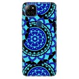 Senada Casper Via E30 İle Uyumlu Kılıf 0.4Mm Lazer Kesim Desenli Silikon - Mavi Mandala,Color194