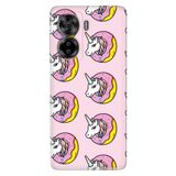 Senada Casper Via X40 İle Uyumlu Kılıf Desenli Baskılı Silikon Unicorn Donut