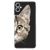 Senada Galaxy A05 İle Uyumlu Kılıf Silikon Desenli Tam Koruma Resimli Kapak Kedi Prizma