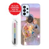 Senada Galaxy A13 A33 5G A54 M14 A72 A73 İle Uyumlu Kılıf Resimli Silikon Kapak Astronotumsu