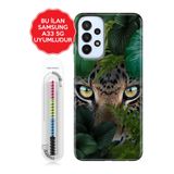 Senada Galaxy A13 A33 5G A54 M14 A72 A73 İle Uyumlu Kılıf Resimli Silikon Kapak Botanik Leo
