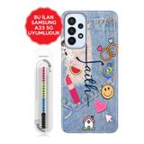 Senada Galaxy A13 A33 5G A54 M14 A72 A73 İle Uyumlu Kılıf Resimli Silikon Kapak Jean