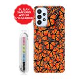Senada Galaxy A13 A33 5G A54 M14 A72 A73 İle Uyumlu Kılıf Resimli Silikon Kapak Kelebek Cümbüşü