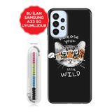 Senada Galaxy A13 A33 5G A54 M14 A72 A73 İle Uyumlu Kılıf Resimli Silikon Kapak Little Wild