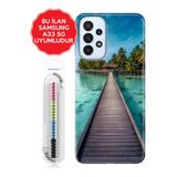 Senada Galaxy A13 A33 5G A54 M14 A72 A73 İle Uyumlu Kılıf Resimli Silikon Kapak Maldives
