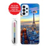 Senada Galaxy A13 A33 5G A54 M14 A72 A73 İle Uyumlu Kılıf Resimli Silikon Kapak Pariste Birgün