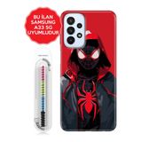 Senada Galaxy A13 A33 5G A54 M14 A72 A73 İle Uyumlu Kılıf Resimli Silikon Kapak Retro Spider