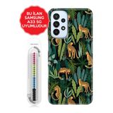 Senada Galaxy A13 A33 5G A54 M14 A72 A73 İle Uyumlu Kılıf Resimli Silikon Kapak Vahşi Sanat