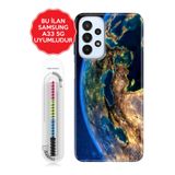 Senada Galaxy A13 A33 5G A54 M14 A72 A73 İle Uyumlu Kılıf Resimli Silikon Kapak World Night