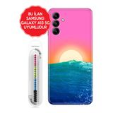 Senada Galaxy A13 A33 5G A54 M14 A72 A73 İle Uyumlu Kılıf Silikon Kapak Güneşin Doğumu