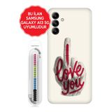 Senada Galaxy A13 A33 5G A54 M14 A72 A73 İle Uyumlu Kılıf Silikon Kapak İloveyou