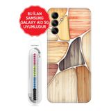 Senada Galaxy A13 A33 5G A54 M14 A72 A73 İle Uyumlu Kılıf Silikon Kapak Woodblocks