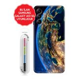 Senada Galaxy A13 A33 5G A54 M14 A72 A73 İle Uyumlu Kılıf Silikon Kapak World Night