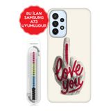 Senada Galaxy A13 A33 5G A54 M14 A72 A73 İle Uyumlu Kılıf Telefon İle Uyumlu Kılıfı Kabı İloveyou