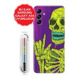 Senada Galaxy A13 A33 5G A54 M14 A72 A73 İle Uyumlu Kılıf Temalı Telefon İle Uyumlu Kılıfı İskelet111