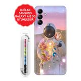 Senada Galaxy A13 A33 5G A54 M14 A72 A73 Uyumlu İle Uyumlu Kılıf Silikon Kapak Astronotumsu