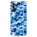Senada Galaxy A33 İle Uyumlu Kılıf 0.4Mm Lazer Kesim Silikon Kapak Mavi Komando