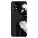 Senada Galaxy A33 İle Uyumlu Kılıf 0.4Mm Lazer Kesim Silikon Kapak Siyahlı Kadın