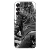 Senada Galaxy A54 İle Uyumlu Kılıf Silikon Desenli Resimli Uv Kapak Harleymoto Girl Uyumlu