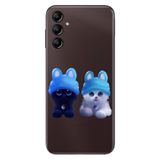 Senada Galaxy A54 İle Uyumlu Kılıf Silikon Desenli Resimli Uv Kapak Sweet Kitten