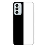 Senada Galaxy M23 İle Uyumlu Kılıf 0.4Mm Lazer Kesim Silikon Kapak Siyah Beyaz Feda