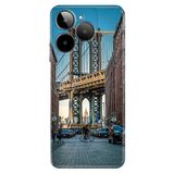 Senada General Mobile Era 30 İle Uyumlu Kılıf Telefon İle Uyumlu Kılıfı Era30 Baskılı Brooklyn Köprüsü