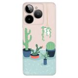 Senada General Mobile Era 30 İle Uyumlu Kılıf Telefon İle Uyumlu Kılıfı Era30 Baskılı Cactus Co