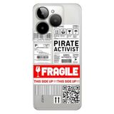 Senada General Mobile Era 30 İle Uyumlu Kılıf Telefon İle Uyumlu Kılıfı Era30 Baskılı Fragile