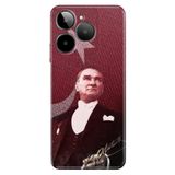 Senada General Mobile Era 30 İle Uyumlu Kılıf Telefon İle Uyumlu Kılıfı Era30 Baskılı M.K Atatürk