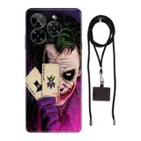 Senada General Mobile Era 50 İle Uyumlu Kılıf Desenli Joker Retro Silikon İpli Boyun Askı Aparatlı