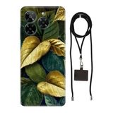 Senada General Mobile Era 50 İle Uyumlu Kılıf Desenli Orman Kokusu Silikon İpli Boyun Askı Aparatlı