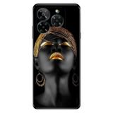 Senada General Mobile Era 50 İle Uyumlu Kılıf Telefon İle Uyumlu Kılıfı Era50 Baskılı Afrikalı Kız