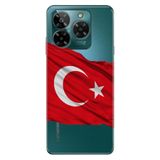 Senada General Mobile Era 50 İle Uyumlu Kılıf Telefon İle Uyumlu Kılıfı Era50 Baskılı Al Bayrak