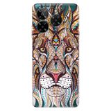 Senada General Mobile Era 50 İle Uyumlu Kılıf Telefon İle Uyumlu Kılıfı Era50 Baskılı Aslan Mandala