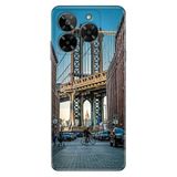Senada General Mobile Era 50 İle Uyumlu Kılıf Telefon İle Uyumlu Kılıfı Era50 Baskılı Brooklyn Köprüsü