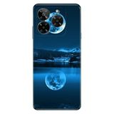 Senada General Mobile Era 50 İle Uyumlu Kılıf Telefon İle Uyumlu Kılıfı Era50 Baskılı Dolunay Deniz