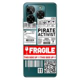 Senada General Mobile Era 50 İle Uyumlu Kılıf Telefon İle Uyumlu Kılıfı Era50 Baskılı Fragile