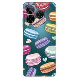 Senada General Mobile Era 50 İle Uyumlu Kılıf Telefon İle Uyumlu Kılıfı Era50 Baskılı Macaron