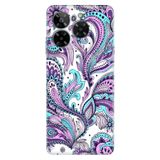 Senada General Mobile Era 50 İle Uyumlu Kılıf Telefon İle Uyumlu Kılıfı Era50 Baskılı Mavi Mandala