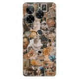 Senada General Mobile Era 50 İle Uyumlu Kılıf Telefon İle Uyumlu Kılıfı Era50 Baskılı Vangogh6604
