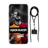 Senada General Mobile Gm 10 İle Uyumlu Kılıf Aşkın Olayım Desenli Silikon İpli Boyun Askı Aparatı