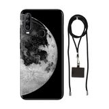 Senada General Mobile Gm 10 İle Uyumlu Kılıf World Desenli Silikon İpli Boyun Askı Aparatı
