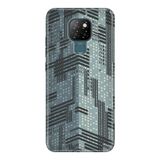 Senada General Mobile Gm 20 İle Uyumlu Kılıf 0.4Mm Lazer Kesim Silikon Kapak 3D New York
