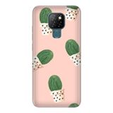 Senada General Mobile Gm 20 İle Uyumlu Kılıf 0.4Mm Lazer Kesim Silikon Kapak Cactus
