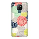 Senada General Mobile Gm 20 İle Uyumlu Kılıf 0.4Mm Lazer Kesim Silikon Kapak Çiçek Bahçesi