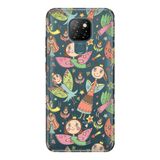Senada General Mobile Gm 20 İle Uyumlu Kılıf 0.4Mm Lazer Kesim Silikon Kapak Çizgi Melek